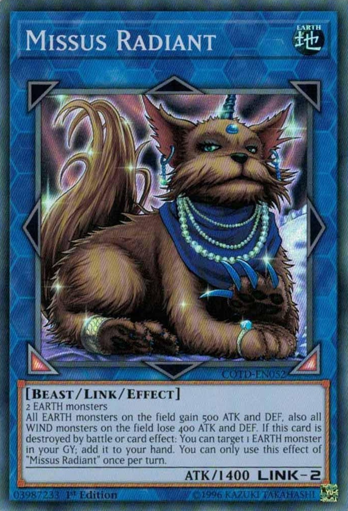 Missus Radiant [COTD-EN052] Super Rare | Card Merchant Takapuna