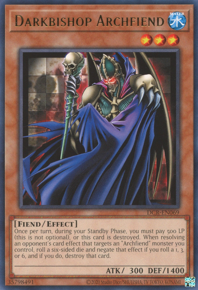 Darkbishop Archfiend [DCR-EN069] Rare | Card Merchant Takapuna