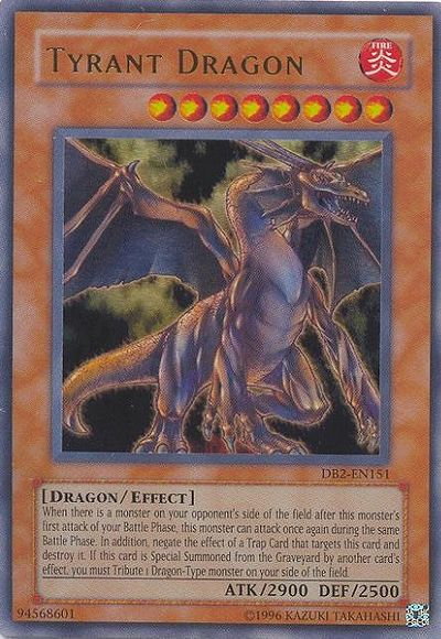 Tyrant Dragon [DB2-EN151] Ultra Rare | Card Merchant Takapuna