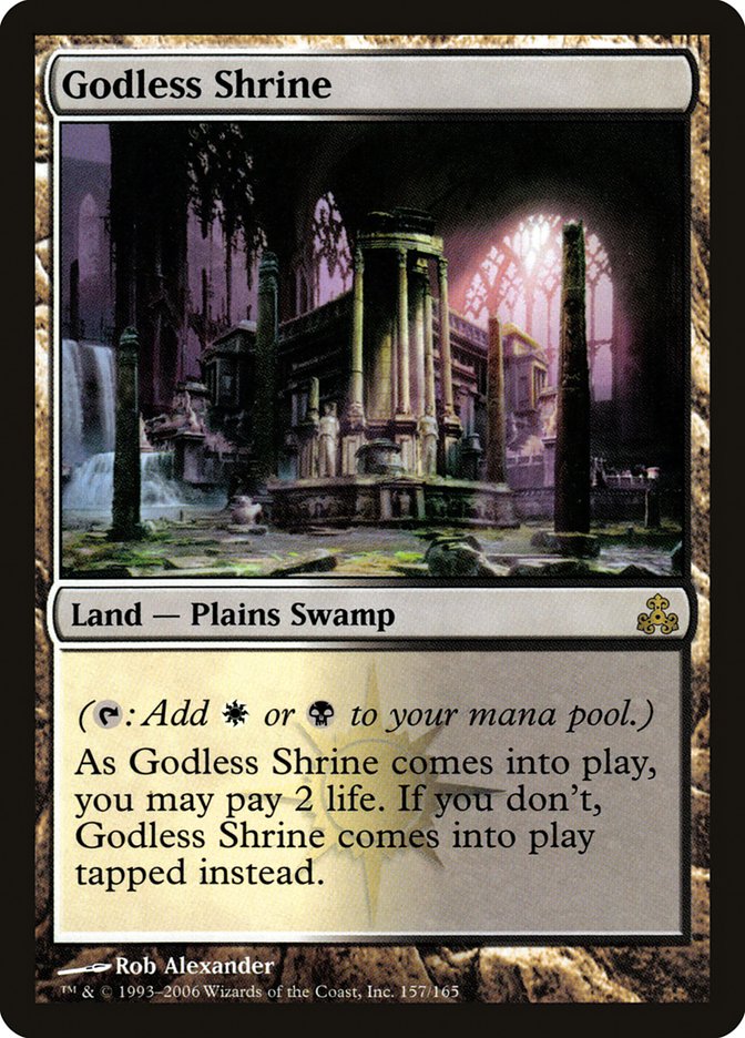 Godless Shrine [Guildpact] | Card Merchant Takapuna