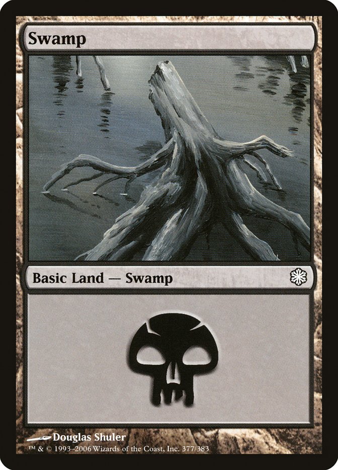 Swamp (377) [Coldsnap Theme Decks] | Card Merchant Takapuna