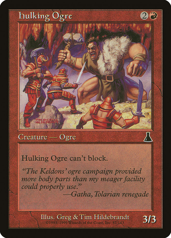 Hulking Ogre [Urza's Destiny] | Card Merchant Takapuna