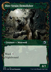 Burly Breaker // Dire-Strain Demolisher (Showcase Equinox) [Innistrad: Midnight Hunt] | Card Merchant Takapuna