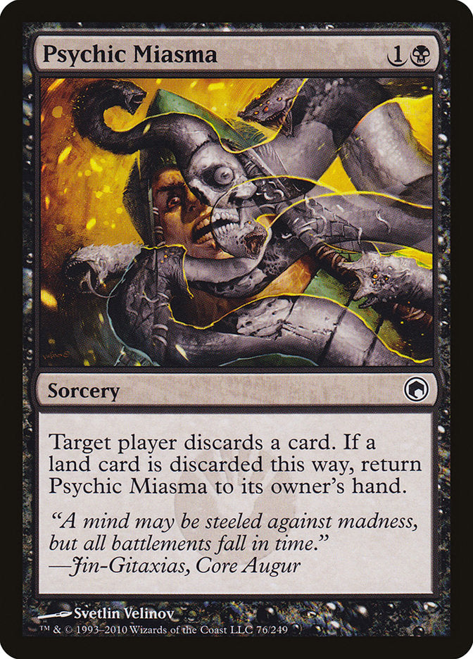 Psychic Miasma [Scars of Mirrodin] | Card Merchant Takapuna