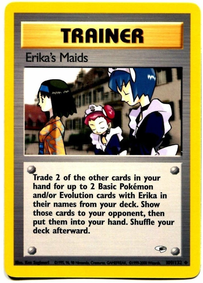 Erika's Maids (109/132) [Gym Heroes Unlimited] | Card Merchant Takapuna