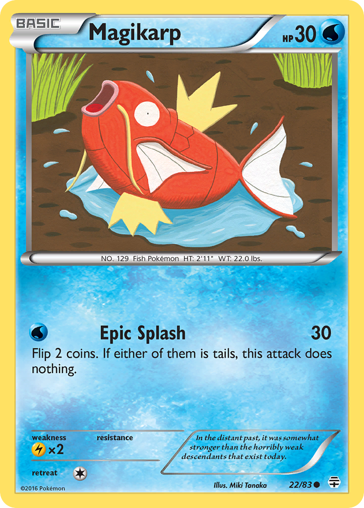 Magikarp (22/83) [XY: Generations] | Card Merchant Takapuna