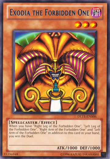 Exodia the Forbidden One (Blue) [DL11-EN006] Rare | Card Merchant Takapuna