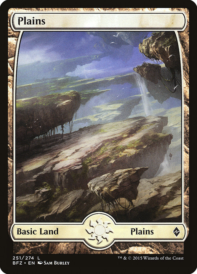 Plains (251) (Full Art) [Battle for Zendikar] | Card Merchant Takapuna