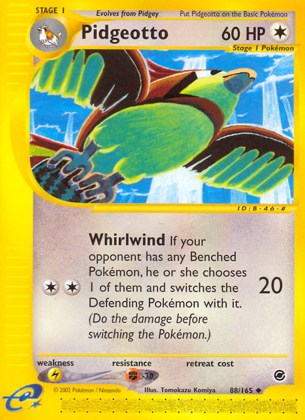 Pidgeotto (88/165) [Expedition: Base Set] | Card Merchant Takapuna