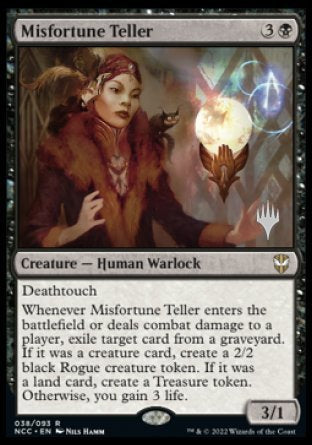 Misfortune Teller (Promo Pack) [Streets of New Capenna Commander Promos] | Card Merchant Takapuna