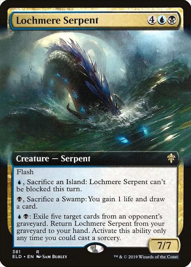 Lochmere Serpent (Extended Art) [Throne of Eldraine] | Card Merchant Takapuna