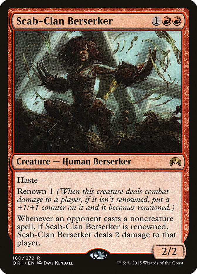 Scab-Clan Berserker [Magic Origins] | Card Merchant Takapuna