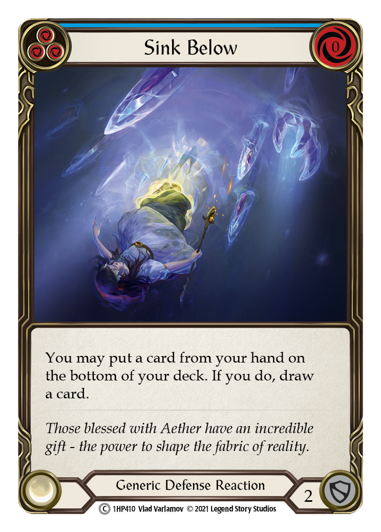 Sink Below (Blue) [1HP410] (History Pack 1) | Card Merchant Takapuna