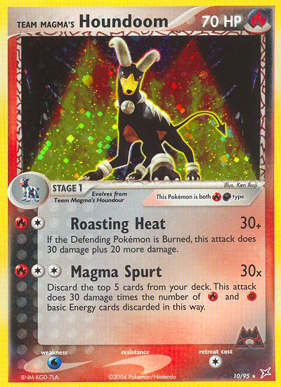 Team Magma's Houndoom (10/95) [EX: Team Magma vs Team Aqua] | Card Merchant Takapuna