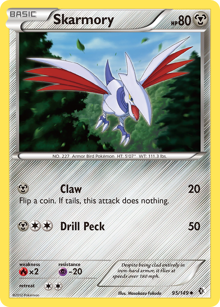 Skarmory (95/149) [Black & White: Boundaries Crossed] | Card Merchant Takapuna