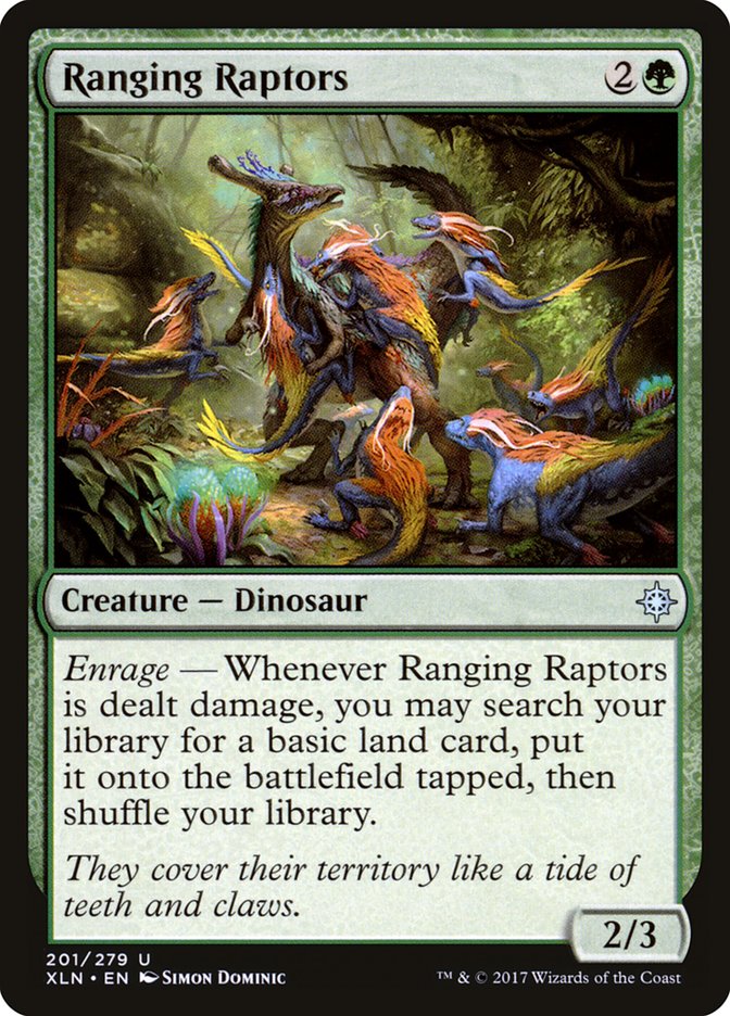 Ranging Raptors [Ixalan] | Card Merchant Takapuna