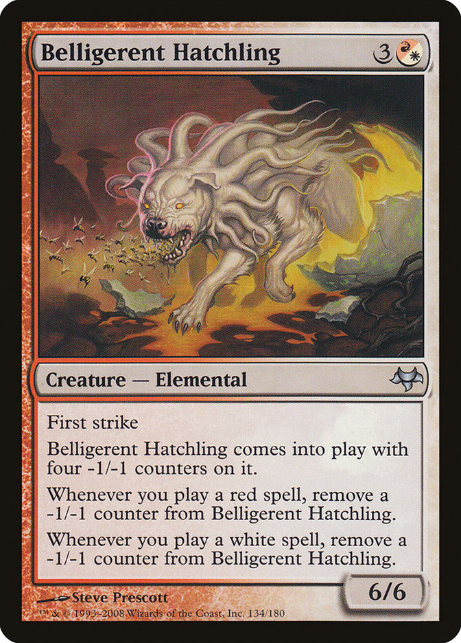 Belligerent Hatchling [Eventide] | Card Merchant Takapuna