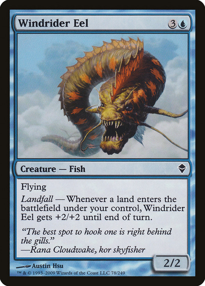 Windrider Eel [Zendikar] | Card Merchant Takapuna