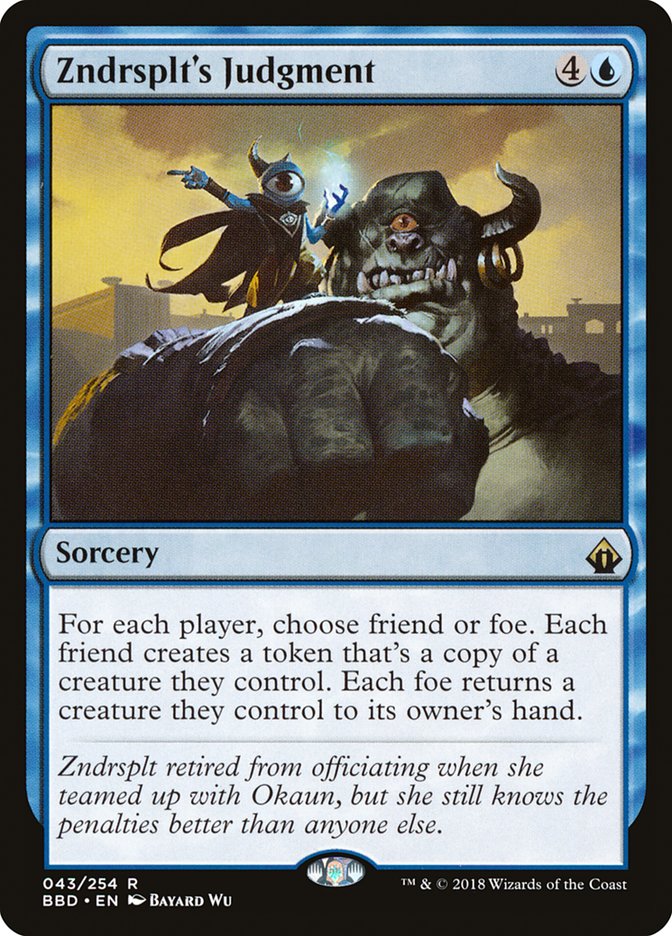 Zndrsplt's Judgment [Battlebond] | Card Merchant Takapuna