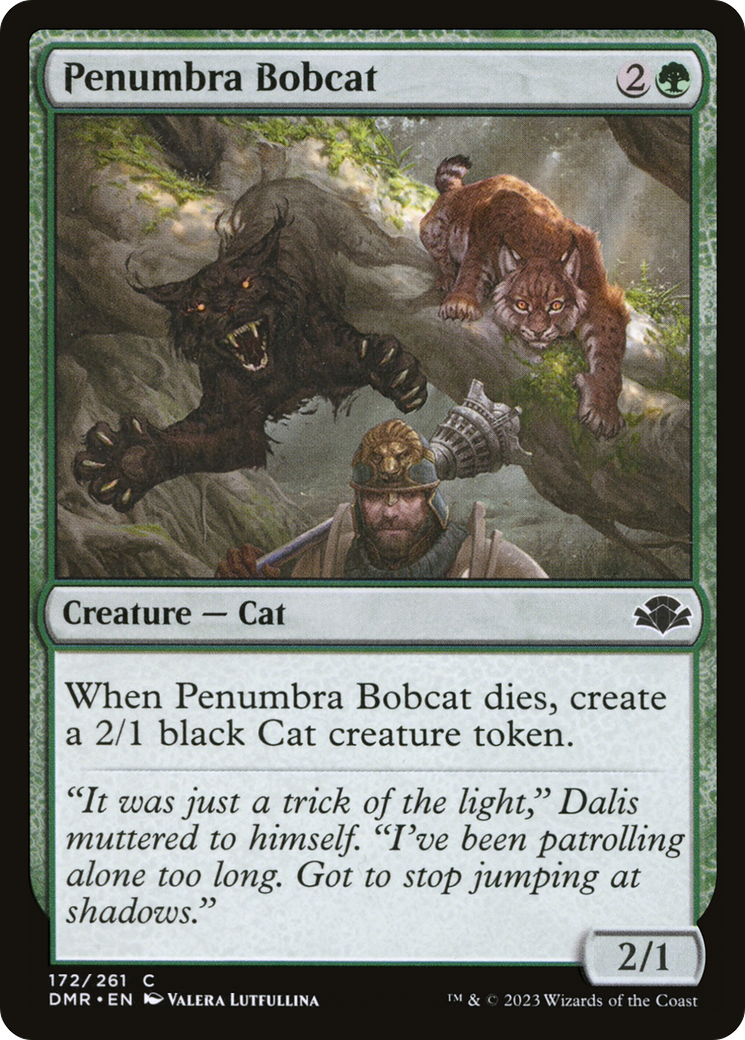 Penumbra Bobcat [Dominaria Remastered] | Card Merchant Takapuna