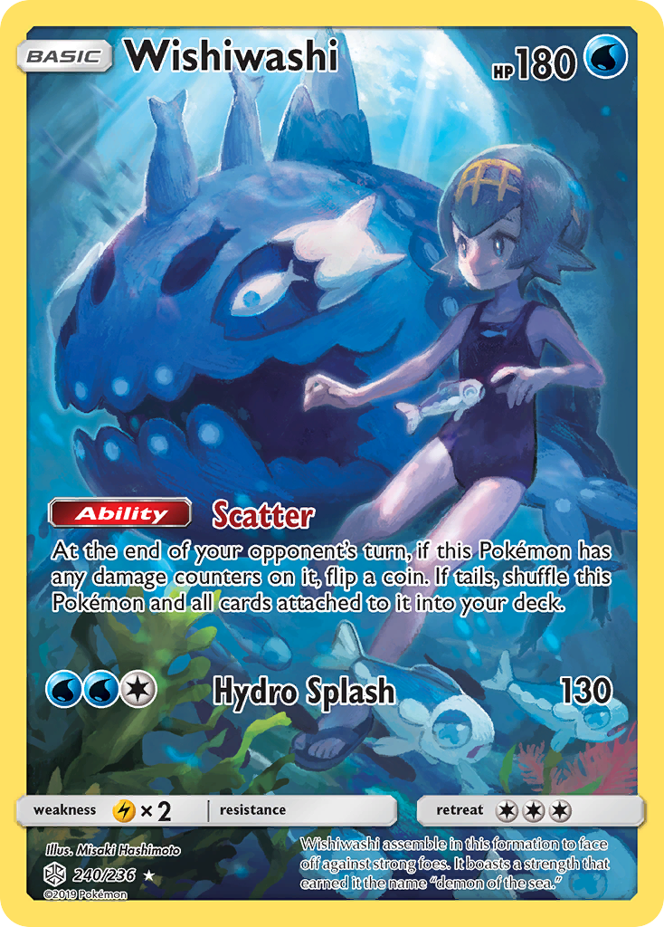 Wishiwashi (240/236) [Sun & Moon: Cosmic Eclipse] | Card Merchant Takapuna