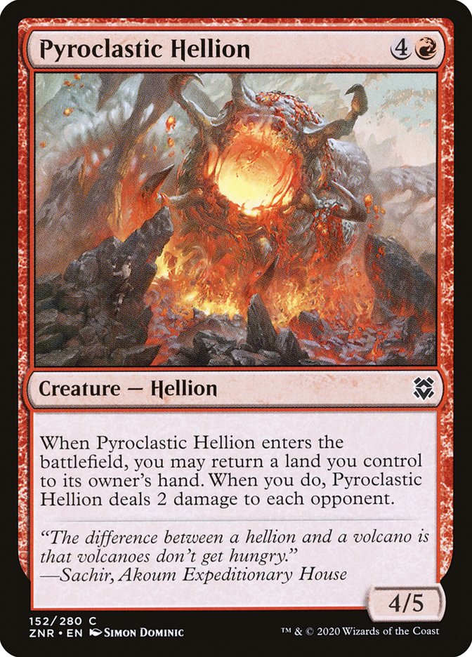 Pyroclastic Hellion [Zendikar Rising] | Card Merchant Takapuna