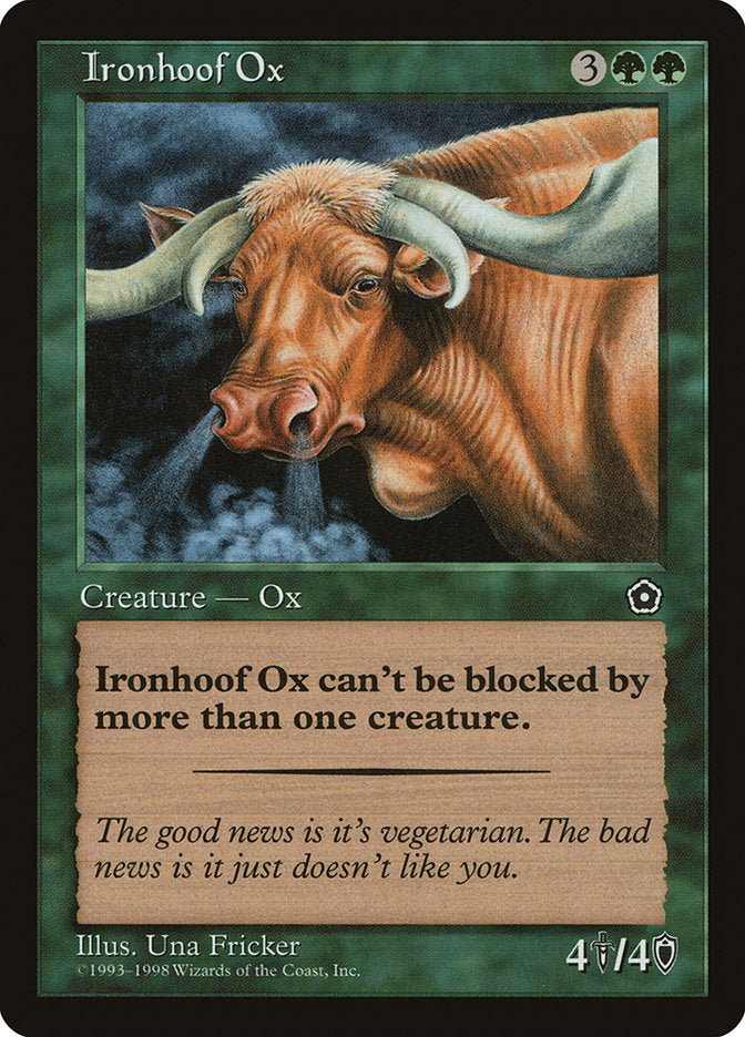 Ironhoof Ox [Portal Second Age] | Card Merchant Takapuna