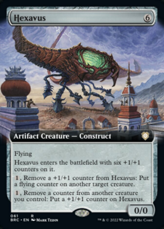 Hexavus (Extended Art) [The Brothers' War Commander] | Card Merchant Takapuna