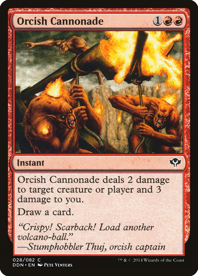 Orcish Cannonade [Duel Decks: Speed vs. Cunning] | Card Merchant Takapuna