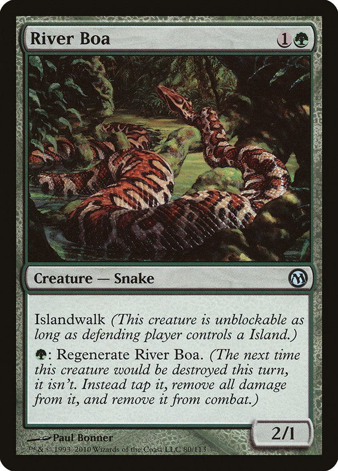 River Boa [Duels of the Planeswalkers] | Card Merchant Takapuna