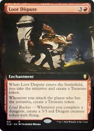 Loot Dispute (Extended Art) [Commander Legends: Battle for Baldur's Gate] | Card Merchant Takapuna