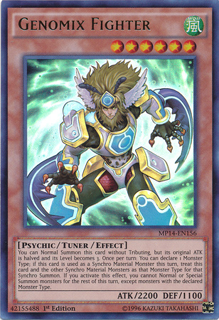 Genomix Fighter [MP14-EN156] Ultra Rare | Card Merchant Takapuna