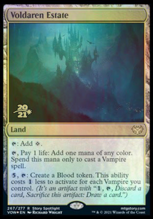 Voldaren Estate [Innistrad: Crimson Vow Prerelease Promos] | Card Merchant Takapuna