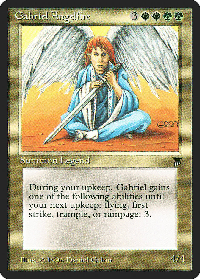 Gabriel Angelfire [Legends] | Card Merchant Takapuna