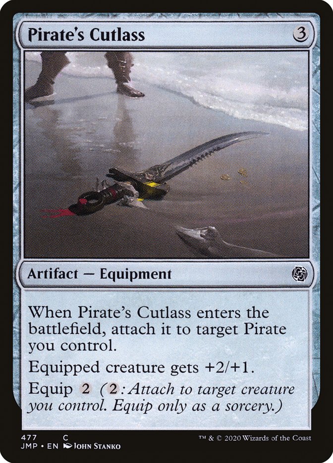 Pirate's Cutlass [Jumpstart] | Card Merchant Takapuna