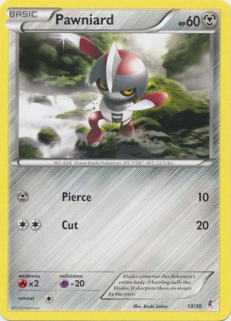 Pawniard (13/30) [XY: Trainer Kit 1 - Bisharp] | Card Merchant Takapuna