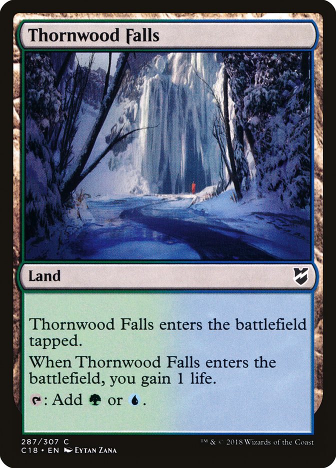 Thornwood Falls [Commander 2018] | Card Merchant Takapuna