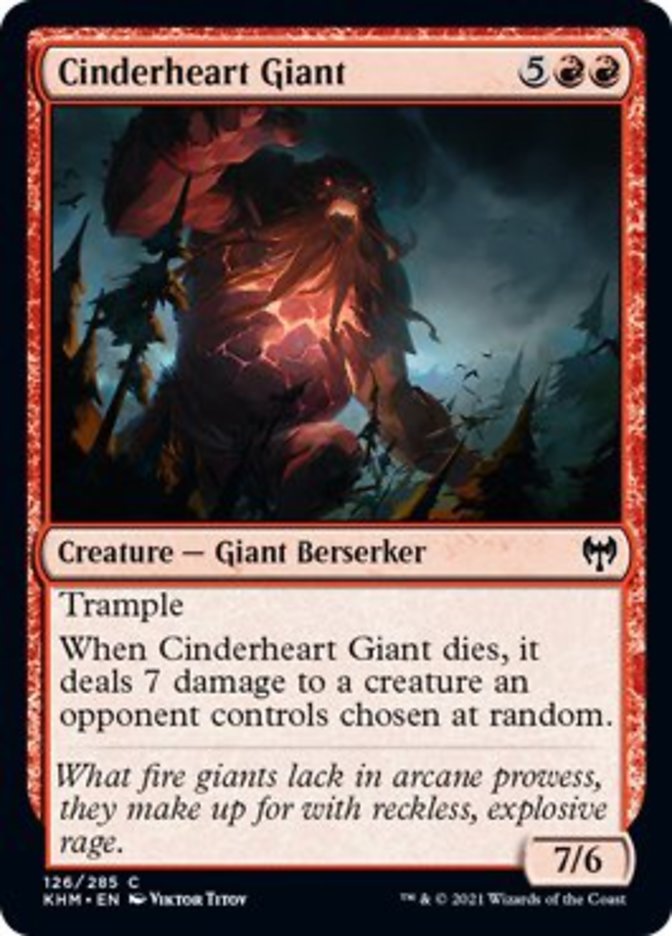 Cinderheart Giant [Kaldheim] | Card Merchant Takapuna