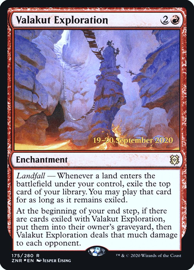 Valakut Exploration [Zendikar Rising Prerelease Promos] | Card Merchant Takapuna