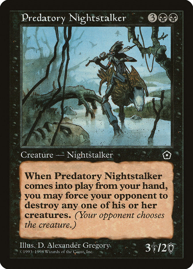 Predatory Nightstalker [Portal Second Age] | Card Merchant Takapuna