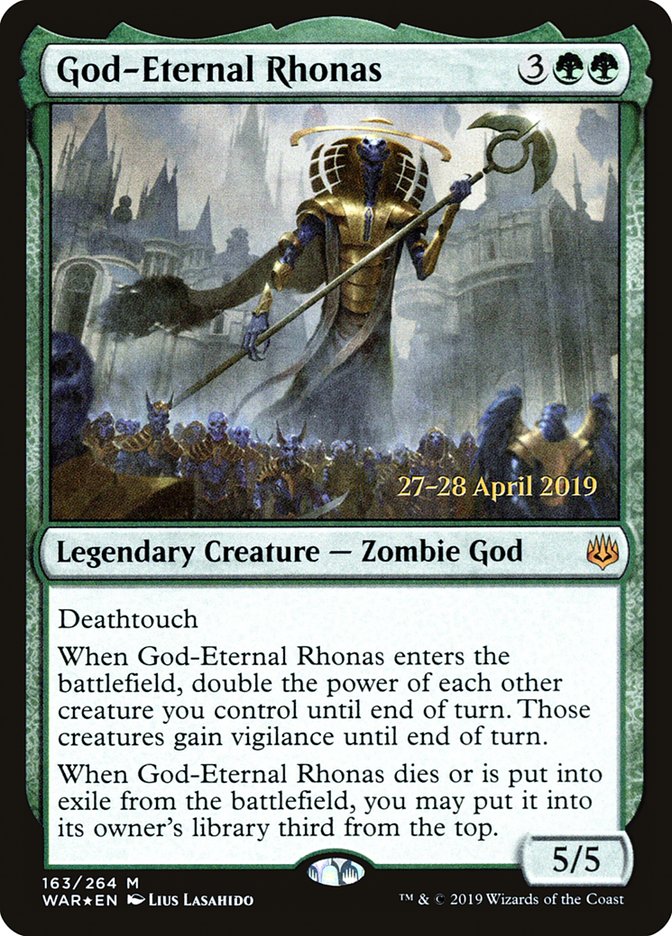 God-Eternal Rhonas [War of the Spark Prerelease Promos] | Card Merchant Takapuna