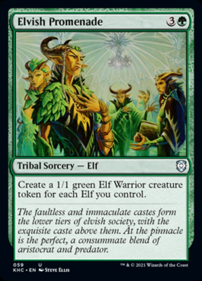 Elvish Promenade [Kaldheim Commander] | Card Merchant Takapuna