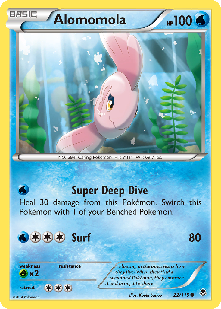 Alomomola (22/119) [XY: Phantom Forces] | Card Merchant Takapuna