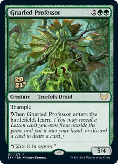 Gnarled Professor [Strixhaven: School of Mages Prerelease Promos] | Card Merchant Takapuna