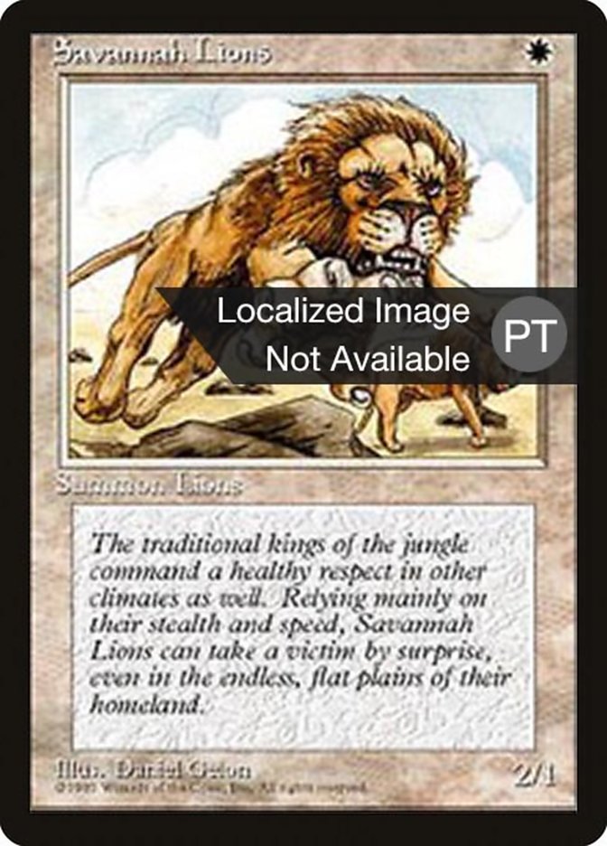 Savannah Lions [Fourth Edition (Foreign Black Border)] | Card Merchant Takapuna