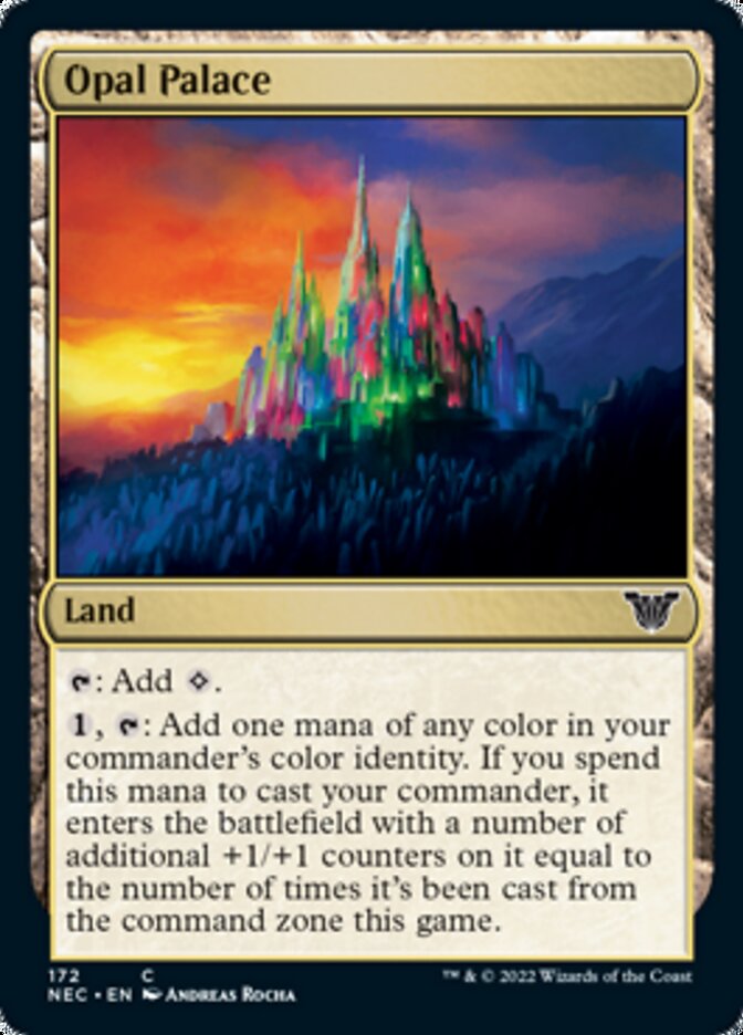 Opal Palace [Kamigawa: Neon Dynasty Commander] | Card Merchant Takapuna