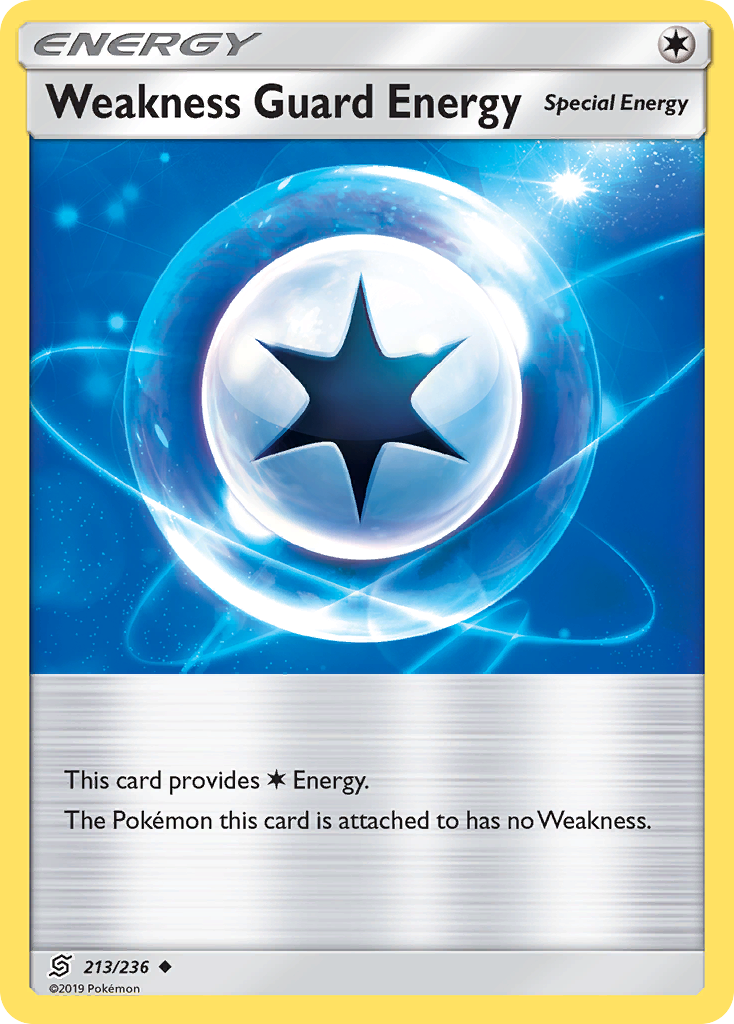 Weakness Guard Energy (213/236) [Sun & Moon: Unified Minds] | Card Merchant Takapuna