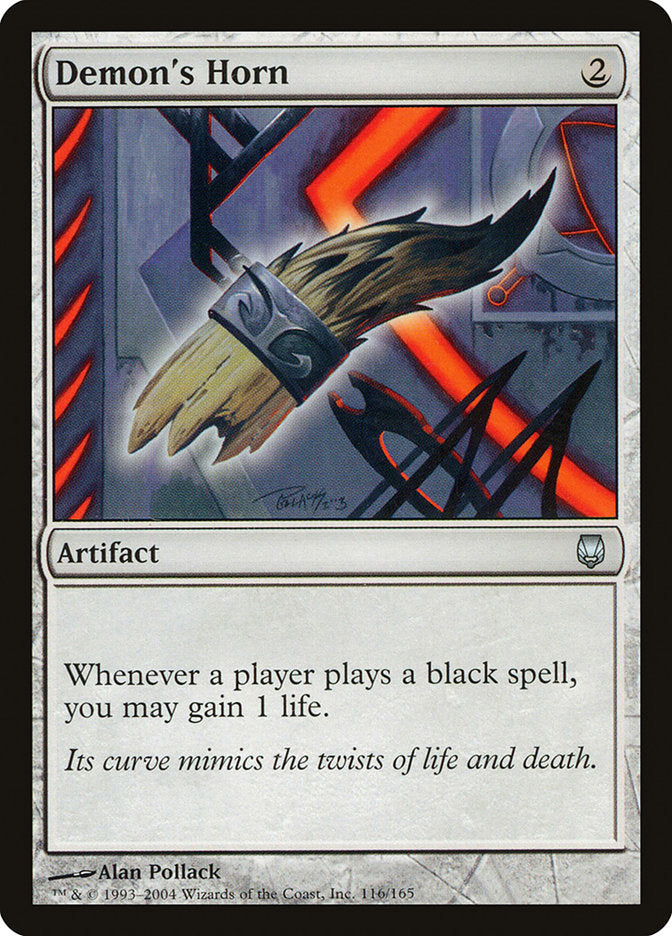 Demon's Horn [Darksteel] | Card Merchant Takapuna