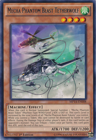 Mecha Phantom Beast Tetherwolf [MP14-EN008] Rare | Card Merchant Takapuna