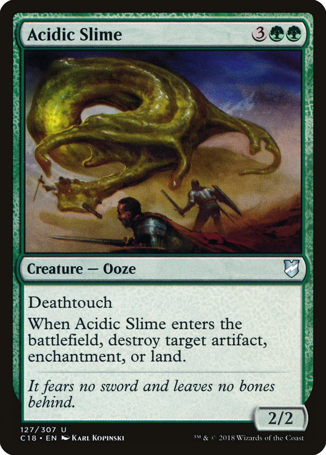 Acidic Slime [Commander 2018] | Card Merchant Takapuna